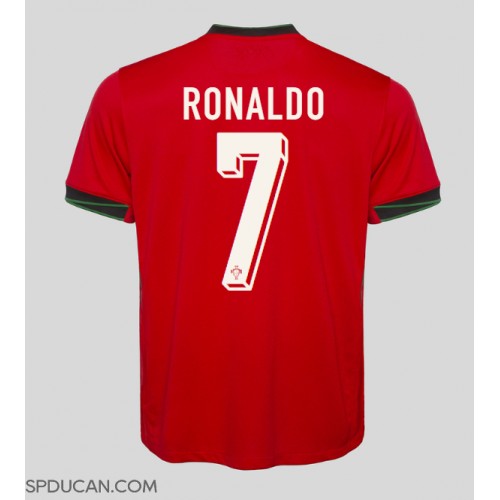 Muški Nogometni Dres Portugal Cristiano Ronaldo #7 Domaci EP 2024 Kratak Rukav